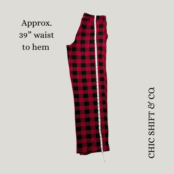 Soma Cool Nights PJ Set - Buffalo Plaid - Size S - Picture 4 of 7